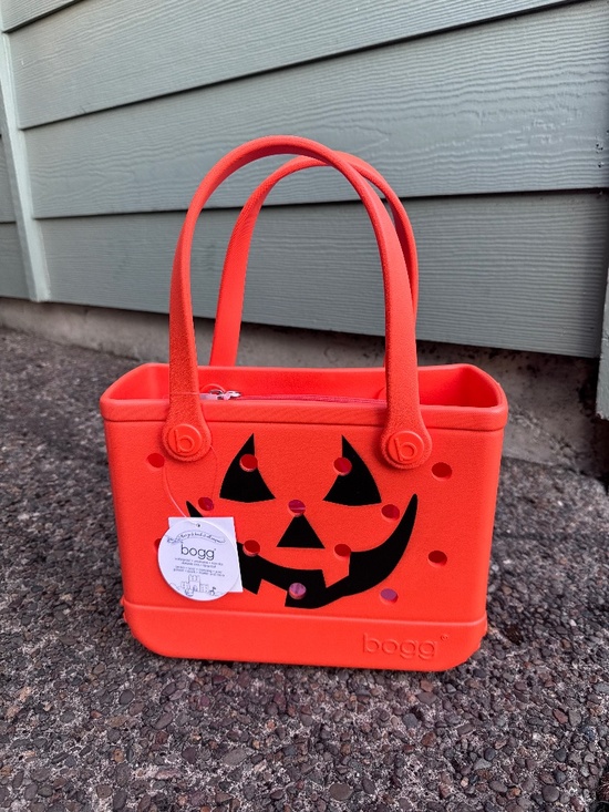 BOGG BAG Handbags - 🎃 Bitty Bogg Bag Jack-O’-Lantern Halloween Tote – New With Tags